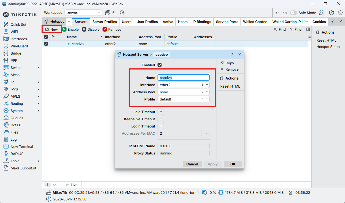 MikroTik Hotspot Servers